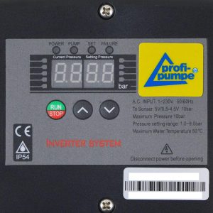 INVERTER-PUMPENSTEUERUNG 2-1,1KW verkabelt DRUCKSCHALTER Druckwächter Automatic-Controller Durchflusswächter für Hauswasserwerk Pumpe Brunnenpumpe Kreiselpumpe Tauchpumpe Tiefbrunnenpumpe (IPC-2-VK) 16